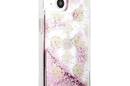 Guess Peony Liquid Glitter - Etui iPhone 13 mini (r - zdjęcie 4