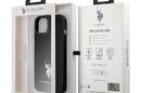 US Polo Assn Horses Logo - Etui iPhone 13 mini (czarny) - zdjęcie 8
