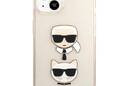 Karl Lagerfeld Glitter Karl & Choupette Head - Etui iPhone 13 mini (z - zdjęcie 3