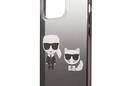 Karl Lagerfeld Gradient Ikonik Karl & Choupette - Etui iPhone 13 Pro (czarny) - zdjęcie 6
