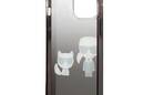Karl Lagerfeld Gradient Ikonik Karl & Choupette - Etui iPhone 13 Pro (czarny) - zdjęcie 7