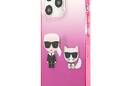 Karl Lagerfeld Gradient Ikonik Karl & Choupette - Etui iPhone 13 Pro (r - zdjęcie 2