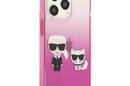 Karl Lagerfeld Gradient Ikonik Karl & Choupette - Etui iPhone 13 Pro (r - zdjęcie 4