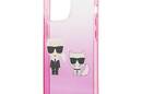 Karl Lagerfeld Gradient Ikonik Karl & Choupette - Etui iPhone 13 Pro (r - zdjęcie 6