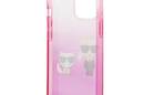 Karl Lagerfeld Gradient Ikonik Karl & Choupette - Etui iPhone 13 Pro (r - zdjęcie 7