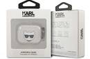 Karl Lagerfeld Choupette Head Glitter - Etui AirPods 3 (srebrny) - zdjęcie 3