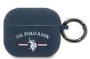 US Polo Assn Silicone Logo - Etui Airpods 3 (granatowy) - zdjęcie 1