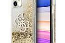 Guess Liquid Glitter 4G Big Logo - Etui iPhone 11 (z - zdjęcie 1