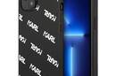 Karl Lagerfeld Allover - Etui iPhone 13 Mini (czarny) - zdjęcie 1