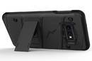 Zizo Bolt Cover - Pancerne etui Samsung Galaxy S10e ze szkłem 9H na ekran + podstawka & uchwyt do paska (Black/Black) - zdjęcie 2