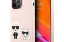 Karl Lagerfeld Slilicone Karl & Choupette Magsafe - Etui iPhone 13 Pro (r - zdjęcie 2