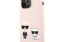Karl Lagerfeld Slilicone Karl & Choupette Magsafe - Etui iPhone 13 Pro (r - zdjęcie 3