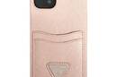 Guess Saffiano Double Card Triangle - Etui iPhone 13 (r - zdjęcie 3