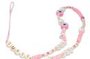 Guess Phone Strap Beads Shell - Zawieszka do telefonu 25 cm (Pink) - zdjęcie 1
