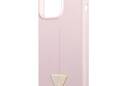 Guess Silicone Triangle Logo - Etui iPhone 13 Pro Max (liliowy) - zdjęcie 7