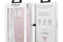 Guess Silicone Triangle Logo - Etui iPhone 13 Pro Max (liliowy) - zdjęcie 8