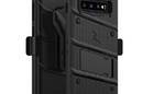 Zizo Bolt Cover - Pancerne etui Samsung Galaxy S10+ oraz podstawka & uchwyt do paska (Black/Black) - zdjęcie 7