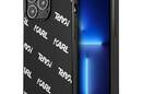 Karl Lagerfeld Allover - Etui iPhone 13 Pro (czarny) - zdjęcie 1