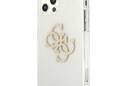 Guess Glitter 4G Big Logo - Etui iPhone 12 Pro Max (przezroczysty) - zdjęcie 2
