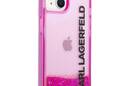 Karl Lagerfeld Liquid Glitter Translucent Elongated Logo Case  - zdjęcie 4