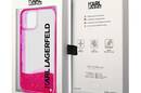 Karl Lagerfeld Liquid Glitter Translucent Elongated Logo Case  - zdjęcie 8