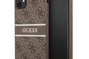 Guess 4G Printed Stripe - Etui iPhone 11 (br - zdjęcie 1