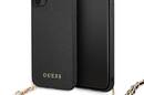 Guess Saffiano Chain - Etui iPhone 11 (czarny) - zdjęcie 1