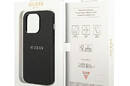 Guess Saffiano Metal Logo Stripes - Etui iPhone 14 Pro (czarny) - zdjęcie 8