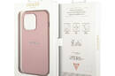 Guess Saffiano Metal Logo Stripes - Etui iPhone 14 Pro (r - zdjęcie 8