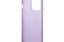 Guess Saffiano Metal Logo Stripes - Etui iPhone 14 Pro (liliowy) - zdjęcie 8