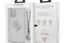 Guess 4G Big Logo Charm - Etui iPhone 12 Pro Max (srebrny charms) - zdjęcie 8