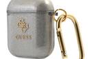 Guess Colored Glitter - Etui Airpods (czarny) - zdjęcie 3