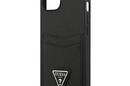 Guess Saffiano Double Card Triangle - Etui iPhone 13 mini (czarny) - zdjęcie 6