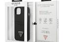 Guess Saffiano Double Card Triangle - Etui iPhone 13 mini (czarny) - zdjęcie 8