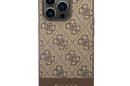 Guess 4G Bottom Stripe Metal Logo Collection - Etui iPhone 14 Pro (br - zdjęcie 3