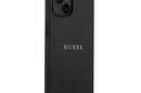 Guess Saffiano Metal Logo Stripes - Etui iPhone 14 Plus (czarny) - zdjęcie 4