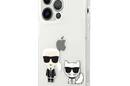 Karl Lagerfeld Ikonik & Choupette - Etui iPhone 13 Pro Max (przezroczysty) - zdjęcie 2