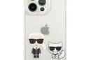 Karl Lagerfeld Ikonik & Choupette - Etui iPhone 13 Pro Max (przezroczysty) - zdjęcie 3