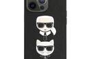 Karl Lagerfeld Saffiano Karl & Choupette Embossed Heads - Etui iPhone 13 Pro (czarny) - zdjęcie 3