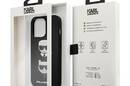 Karl Lagerfeld Saffiano Karl & Choupette Embossed Heads - Etui iPhone 13 Pro (czarny) - zdjęcie 8