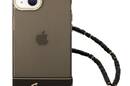 Guess Translucent Pearl Strap - Etui iPhone 14 Plus (czarny) - zdjęcie 2