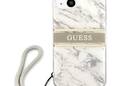 Guess Marble Strap - Etui iPhone 13 Mini (szary) - zdjęcie 3