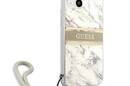 Guess Marble Strap - Etui iPhone 13 Mini (szary) - zdjęcie 4
