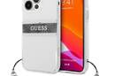 Guess 4G Stripe Grey Charm - Etui iPhone 13 Pro (przezroczysty) - zdjęcie 1
