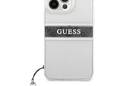Guess 4G Stripe Grey Charm - Etui iPhone 13 Pro (przezroczysty) - zdjęcie 3