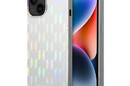 Karl Lagerfeld Monogram Iridescent - Etui iPhone 14 Plus (srebrny) - zdjęcie 1