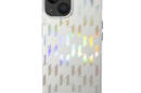 Karl Lagerfeld Monogram Iridescent - Etui iPhone 14 Plus (srebrny) - zdjęcie 3