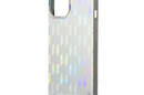 Karl Lagerfeld Monogram Iridescent - Etui iPhone 14 Plus (srebrny) - zdjęcie 6