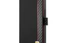 Ferrari Booktype On Track Carbon Stripe - Etui iPhone 13 mini (czarny) - zdjęcie 1