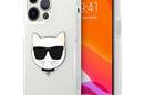 Karl Lagerfeld Choupette Head - Etui iPhone 13 Pro Max (przezroczysty) - zdjęcie 1